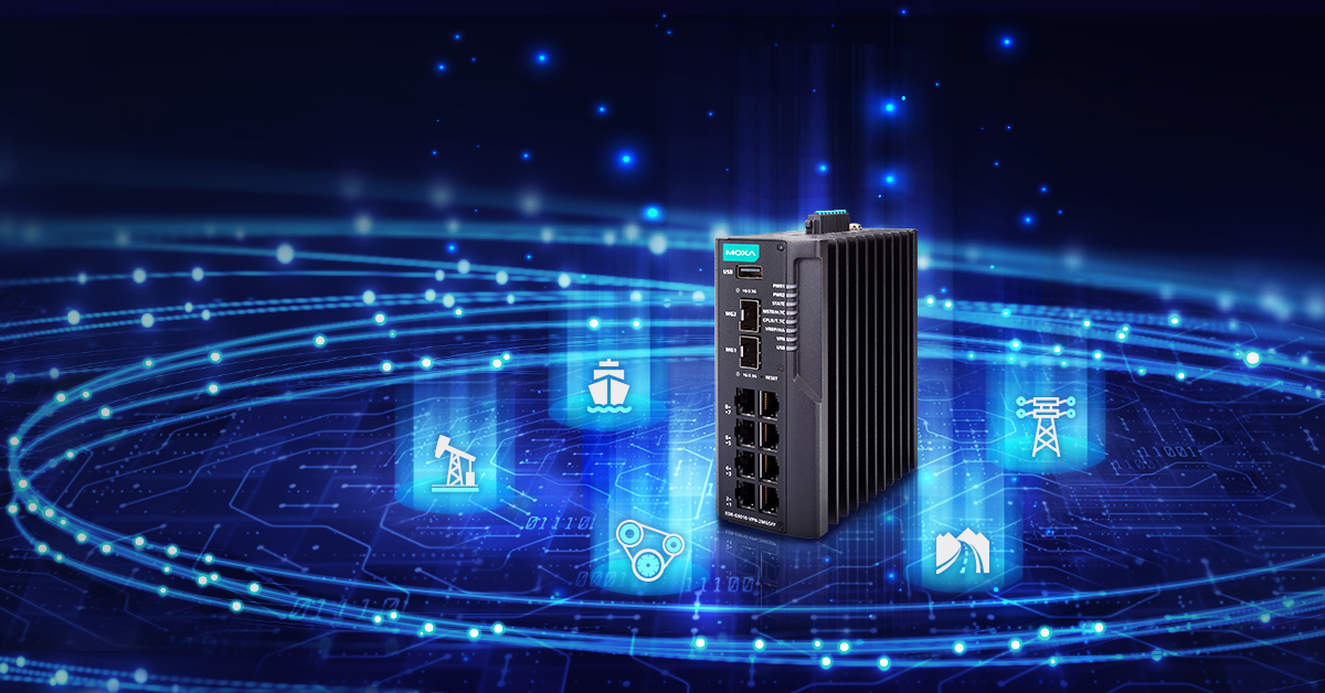 MOXA EDR-810-VPN-2GSFP-T 産業用8 2Gマルチポート・セキュア・ルータ Tモデル