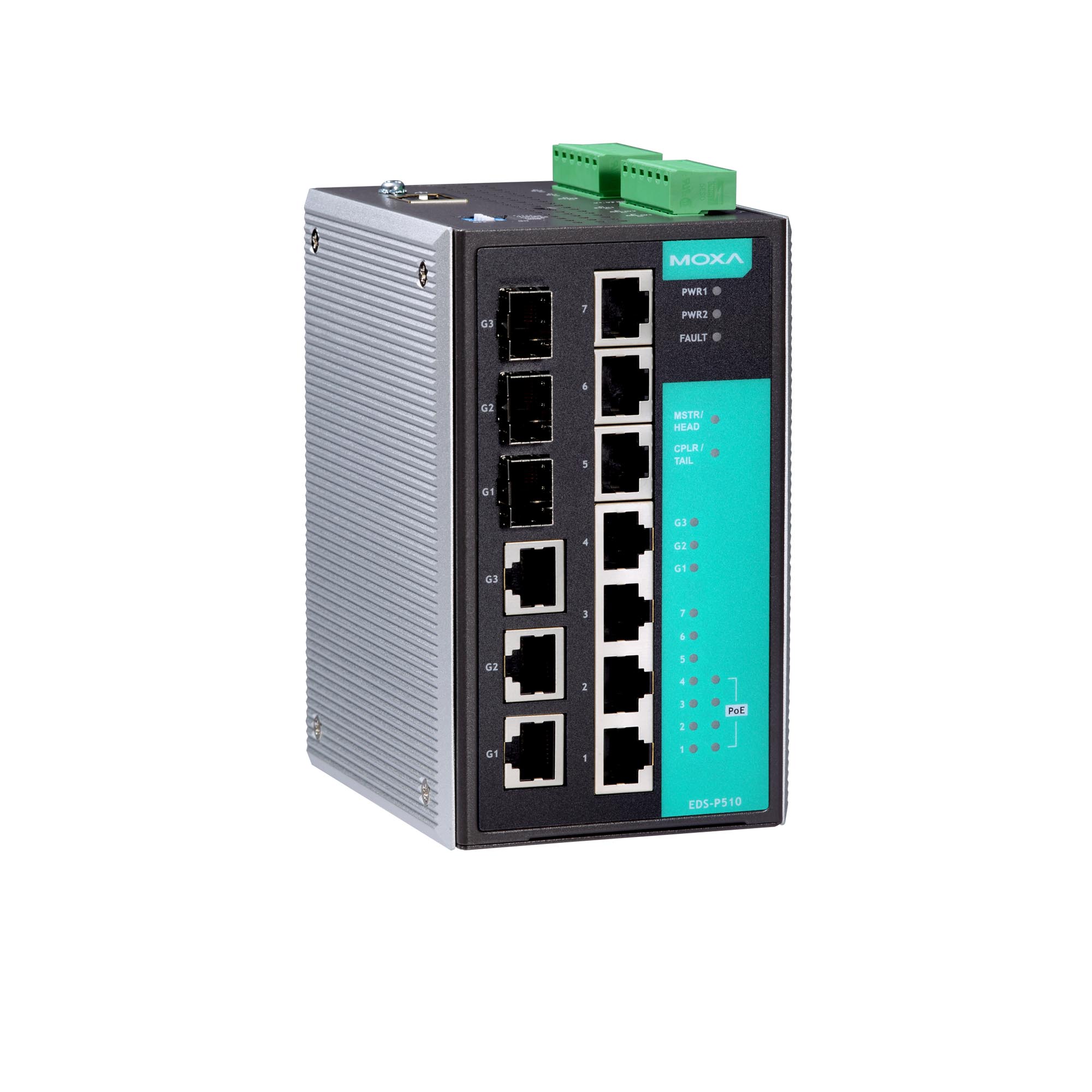 EDSP510 Series PoE Switches MOXA