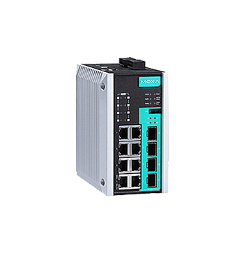 EDS-G512E-8PoE Series
12G full Gigabit PoE+ switches